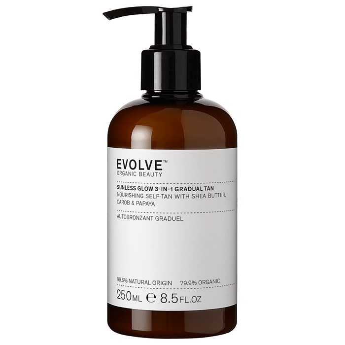 Evolve Sunless Glow 3-in-1 Gradual Tan, 250 ml