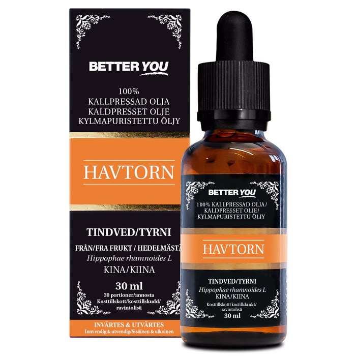 Better You Havtornsolja Kallpressad, 30 ml