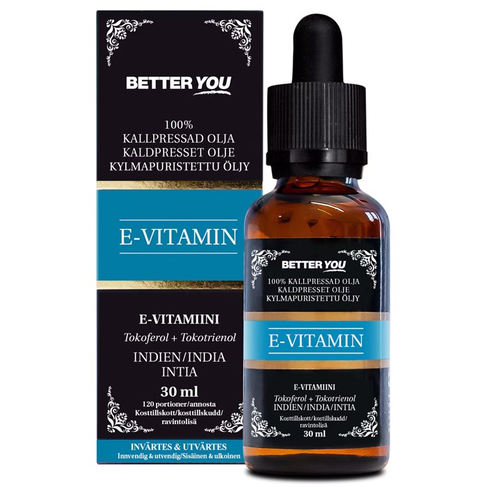 Better You E-vitaminolja Kallpressad, 30 ml