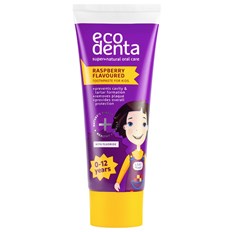 Ecodenta Kids Toothpaste with Fluoride & Raspberry flavour, 75 ml