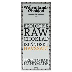 WermlandsChoklad Ekologisk Rawchoklad Isländskt havssalt 73%, 50 g