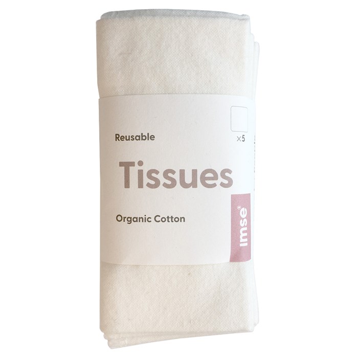Imse Tvättbara Näsdukar - Natural, 5-pack