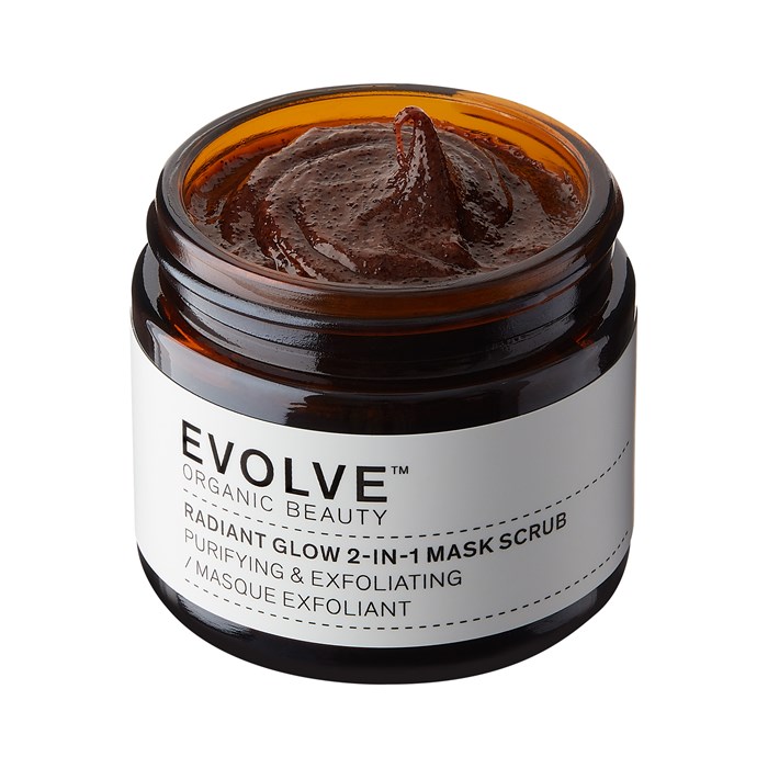 Evolve Radiant Glow 2-in-1 Mask Scrub, 60 ml
