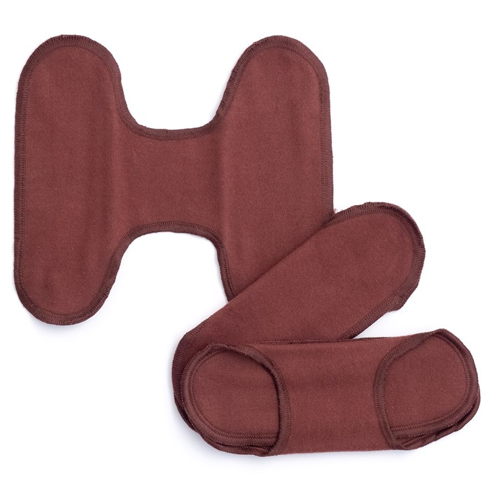 Imse Ekologiska Trosskydd Snap Free - Warm Brown, 3-pack