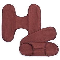 Imse Tygbindor Snap Free - Warm Brown, 3-pack