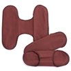 Imse Tygbindor Snap Free - Warm Brown, 3-pack