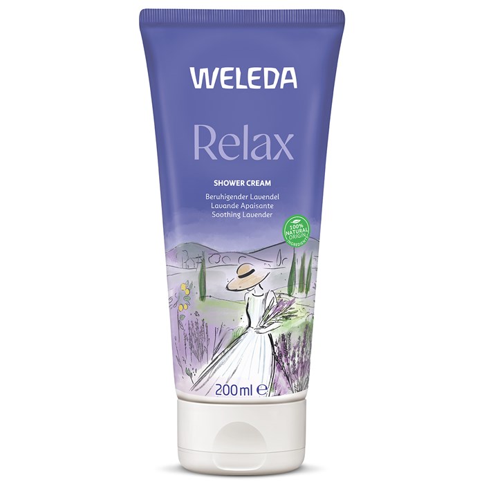 Weleda Relax Shower Cream Lavender, 200 ml