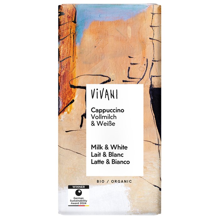 Vivani Ekologisk Mjölkchoklad Cappuccino, 100 g