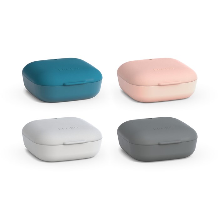 Ekobo Tvålask med silikonlock, 9 x 9 cm