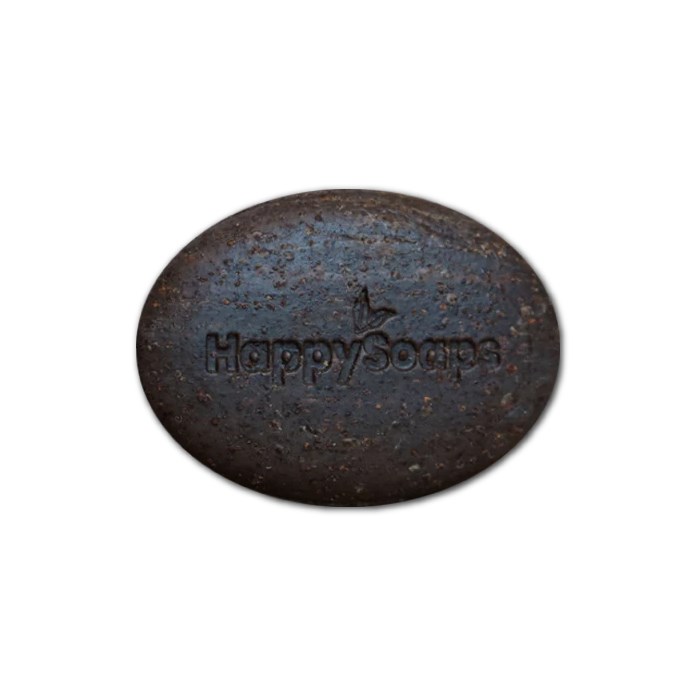 HappySoaps Face & Body Scrub Bar - Scrubpuccino, 70 g