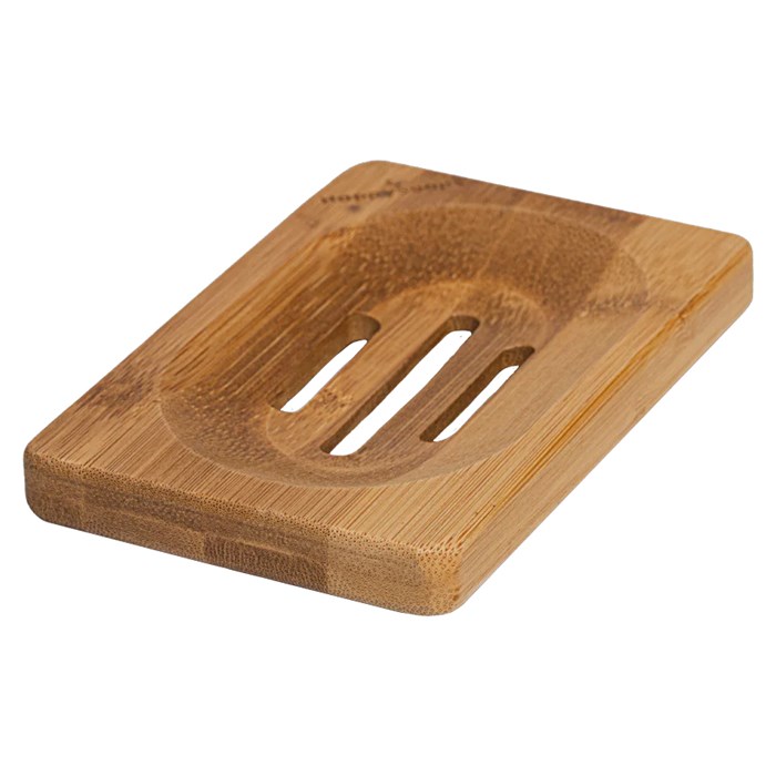 HappySoaps Bamboo Soap Holder, 12 x 8 cm
