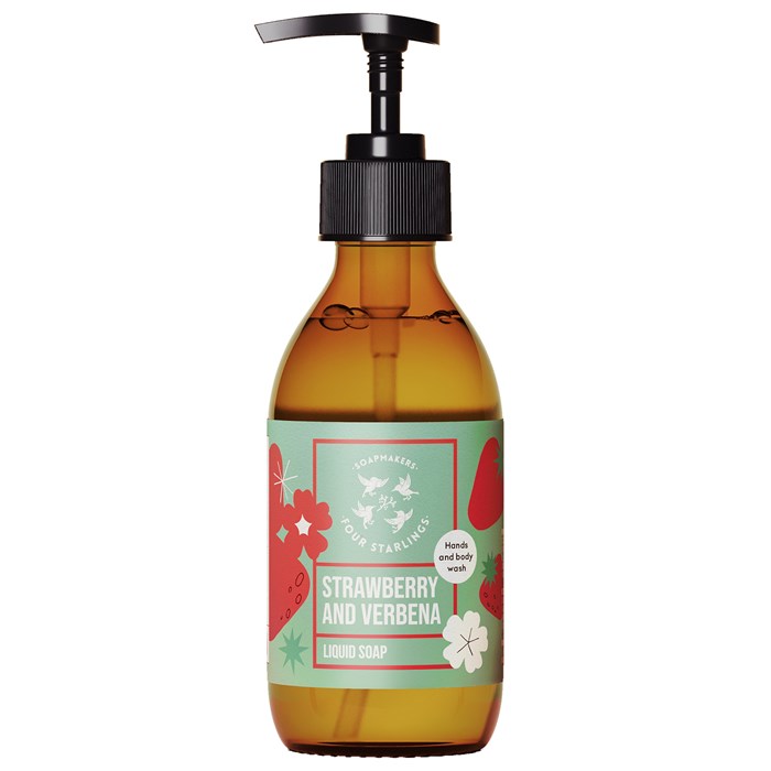 Four Starlings Strawberry & Verbena Liquid Soap, 300 ml