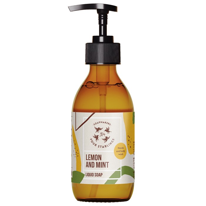 Four Starlings Lemon & Mint Liquid Soap, 300 ml