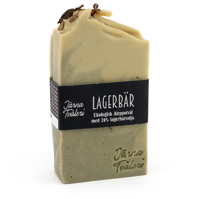 Järna Tvåleri Ekologisk Aleppotvål Lagerbär, ca. 120 g