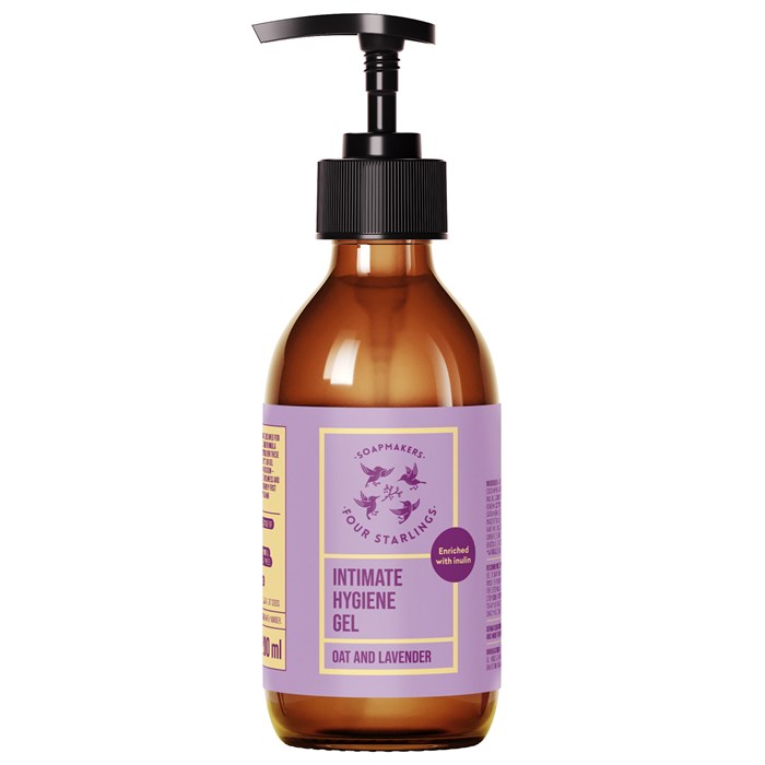 Four Starlings Intimate Hygiene Gel Oat & Lavender, 200 ml