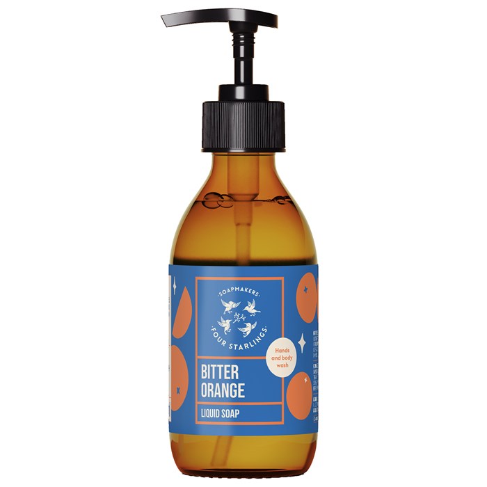 Four Starlings Bitter Orange Liquid Soap, 300 ml