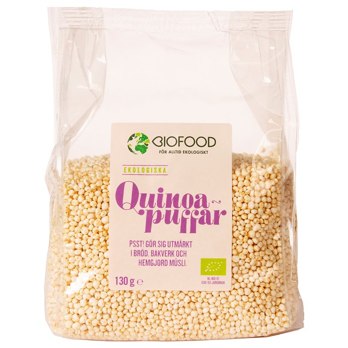 Biofood Ekologiska Quinoapuffar, 130 g