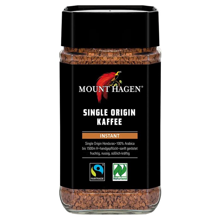 Mount Hagen Snabbkaffe Single Origin, 100 g