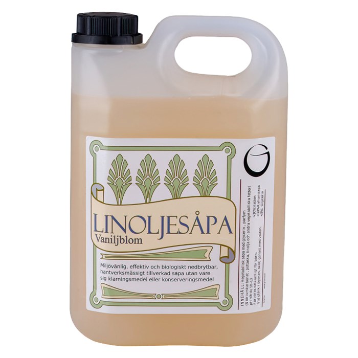Grunne Linoljesåpa Vaniljblom, 2,5 L