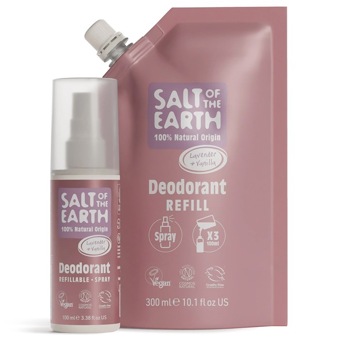 Salt of the Earth Lavender & Vanilla Refillable Deodorant Spray