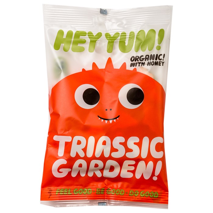 HEY YUM! Ekologiskt Skumgodis Triassic Garden, 100 g