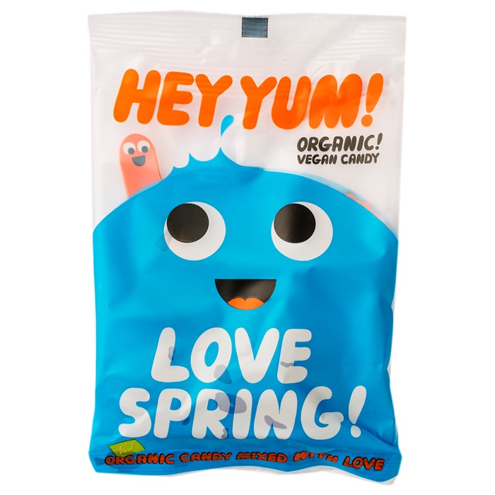 HEY YUM! Veganskt Gelégodis Love Spring, 100 g
