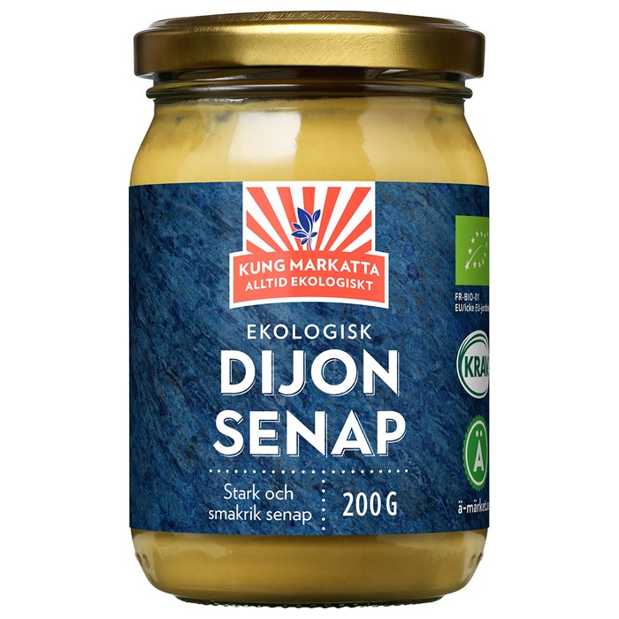Kung Markatta Ekologisk Dijonsenap, 200 g