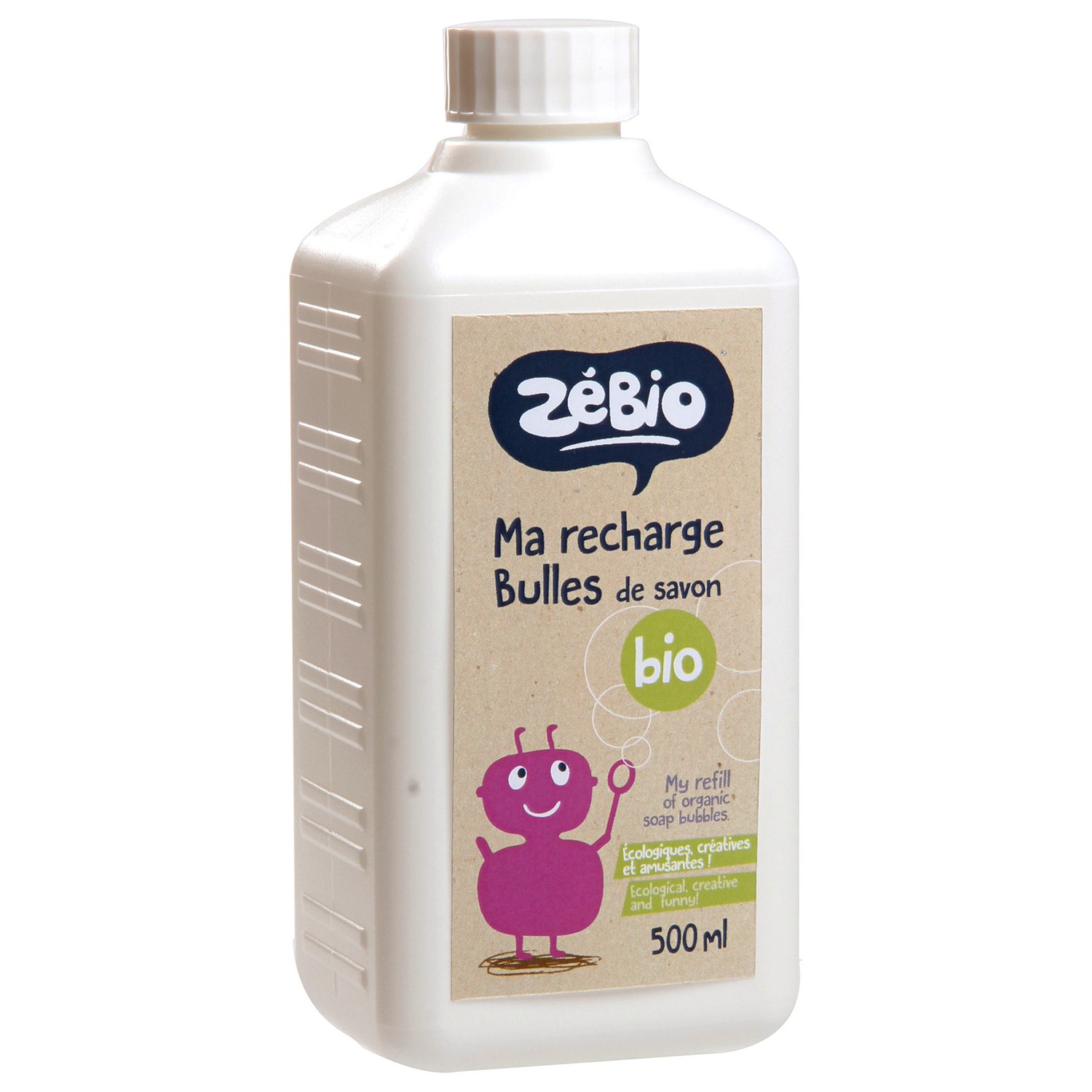 Zélio Ekologiska Såpbubblor 500 ml (Refill)
