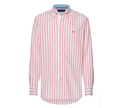 Tommy Hilfiger Stripe Cotton Linen Shirt Herr