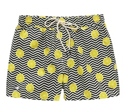 OAS Black Lemon Swim Shorts Herr