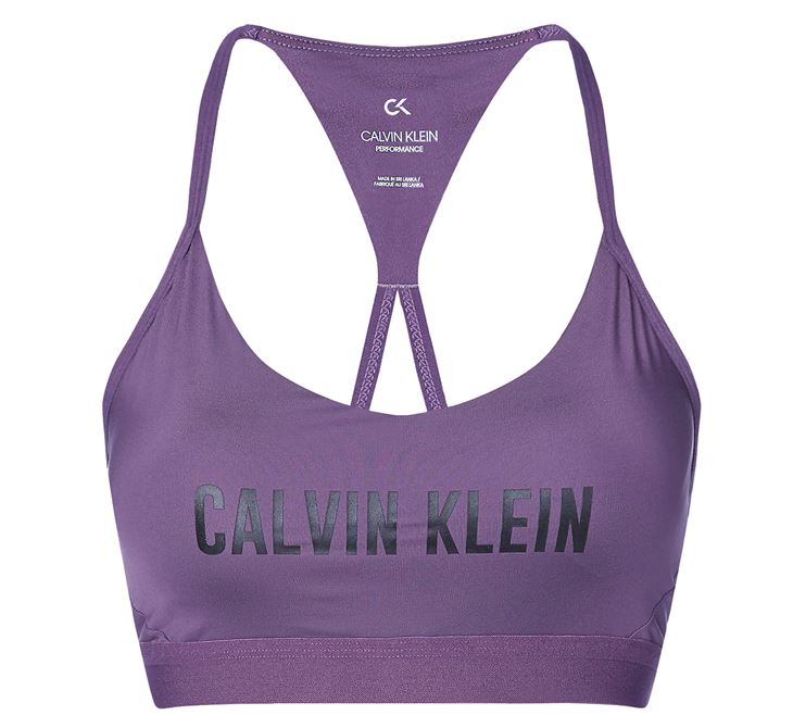 Calvin Klein Logo Low Impact Sports Bra Dam