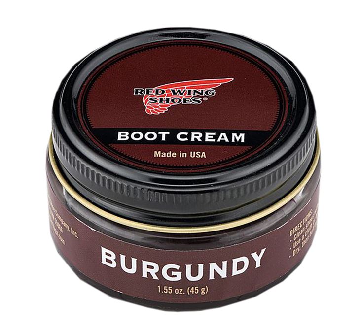 Red Wing Burgundy Boot Cream
