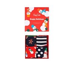 Happy Socks Kids Holiday Gift Set 4 Pack Strumpor