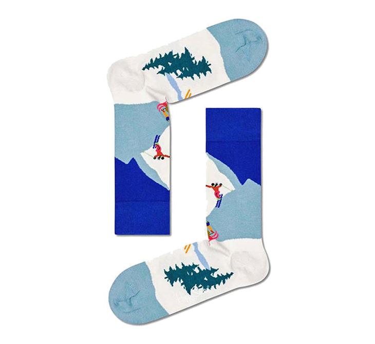Happy Socks Downhill Skiing Strumpa