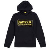Barbour International Large Logo Hoody Junior