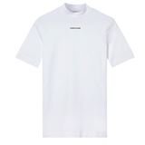 Calvin Klein Organic Cotton Mock Neck T-shirt Dam