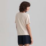 GANT Detail Slit Long-Short Sleeve T-shirt Dam