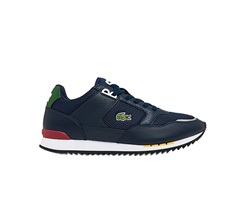 Lacoste Partner Piste Textile And Leather Trainers Herr