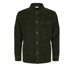 Knowledge Cotton Stretched 8-Wales Corduroy Overshirt Herr