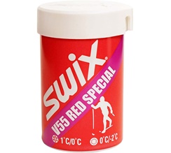 Swix V55 Red Special Hardwax 0C till +1C 43g
