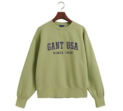 GANT USA Graphic Crew Neck Sweatshirt Dam