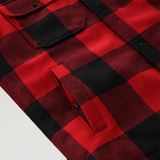 Woolrich Quilted Alaskan Check Overshirt In Recycled Wool Herr