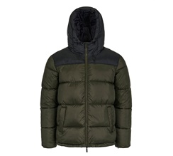 Knowledge Cotton Repreve™ Puffer Color Blocked Jacket Thermo Active™ Herr