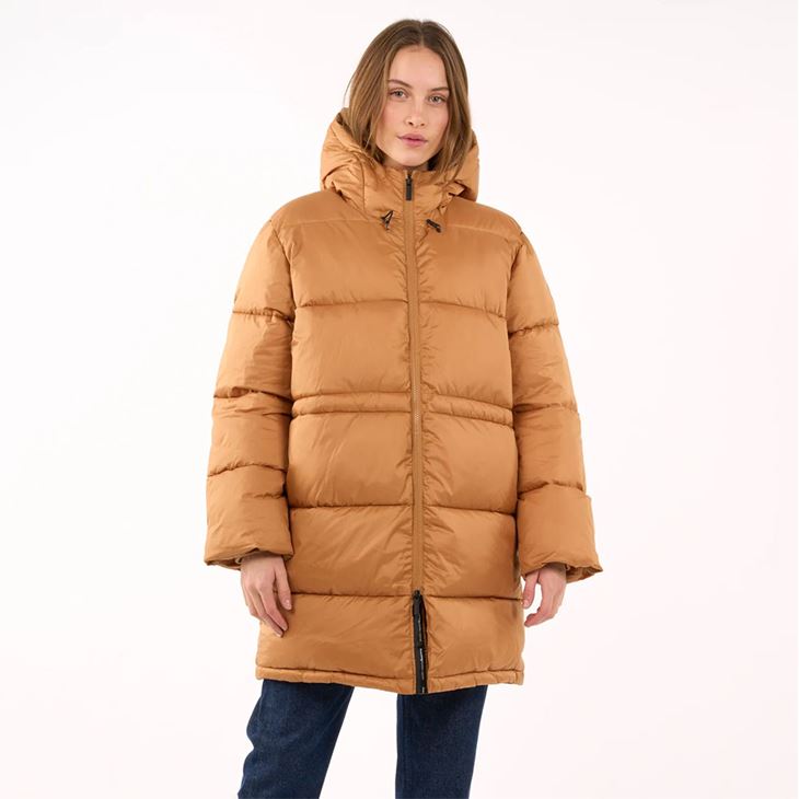 Knowledge Cotton Repreve™ Mid Puffer Jacket Thermo Active™ Dam