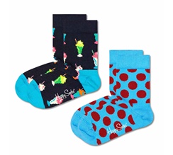 Happy Socks Kids Milkshake Sock 2-Pack Junior