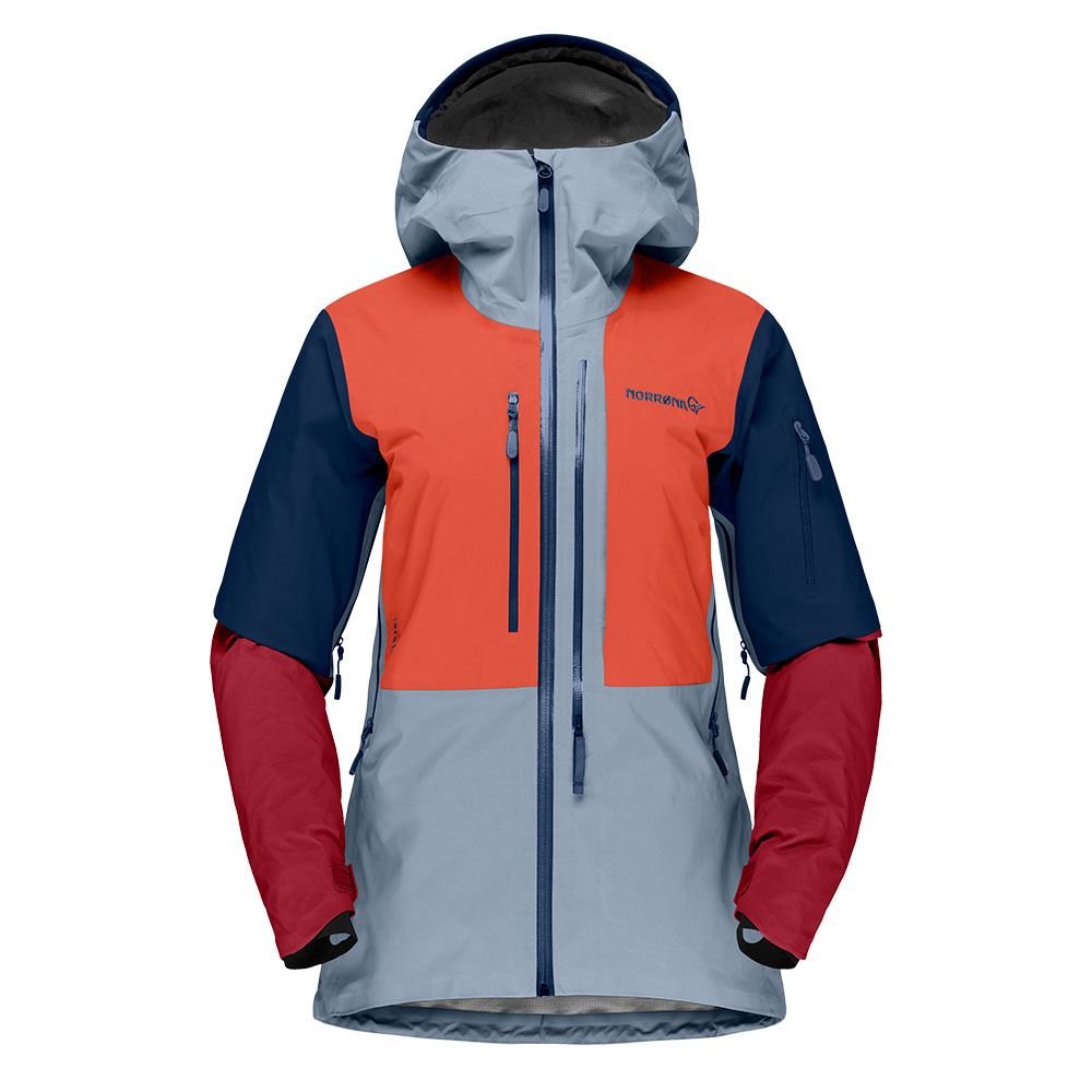 Norrøna Women's Lofoten GORE-TEX Jacket Ski Jacket Orange, 44% OFF