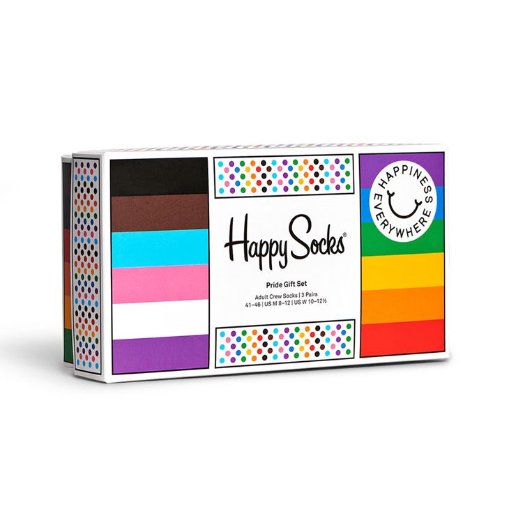 Happy Socks 3-Pack Pride Socks Gift Set