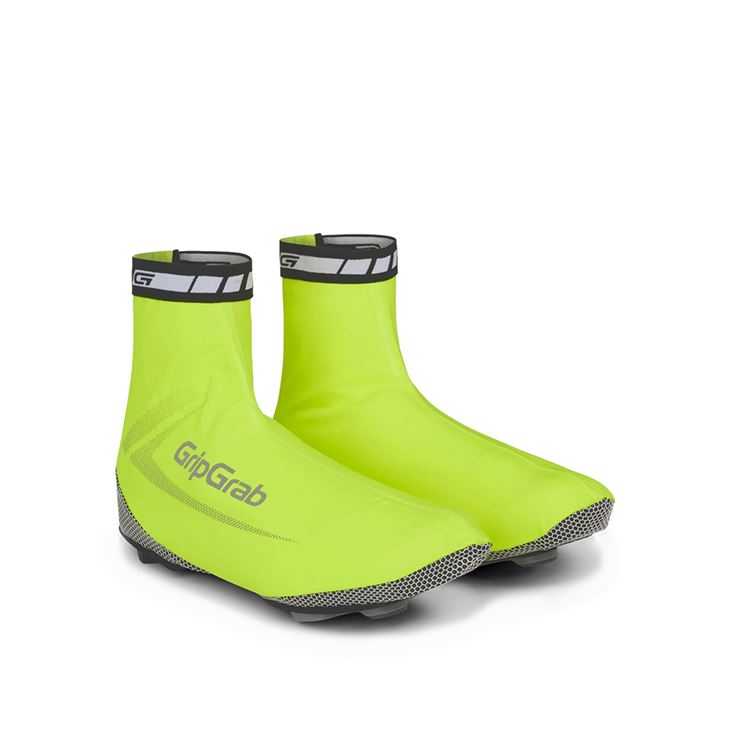 Grip Grab RaceAqua Hi-Vis Waterproof Shoe Covers