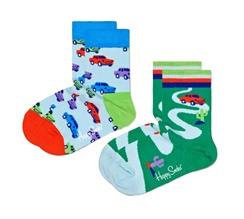 Happy Socks 2-Pack Car Sock Junior