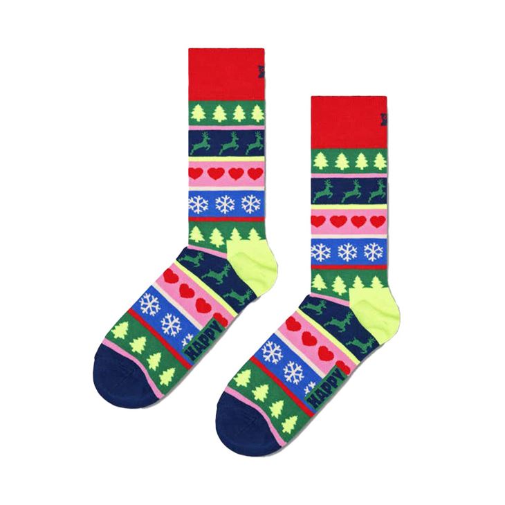 Happy Socks Christmas Stripe Sock